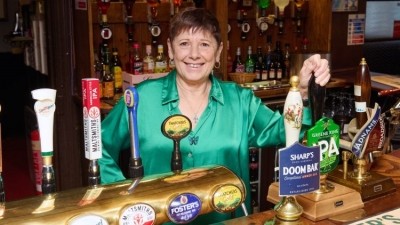 Long service: Mary Snell of the New Inn, Roydon first took the pub on in the early 1990s