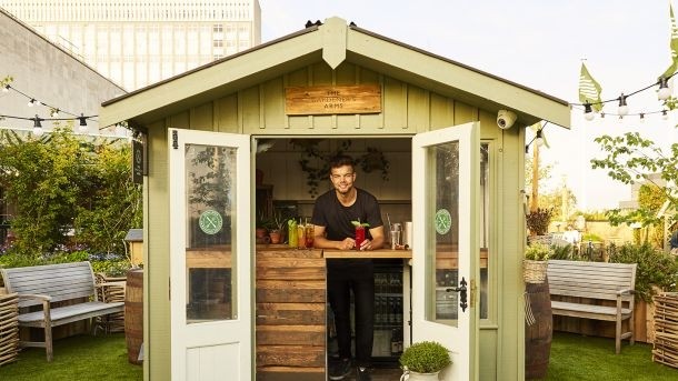 Feel at home: John Lewis opens Britain’s "smallest rooftop pub"
