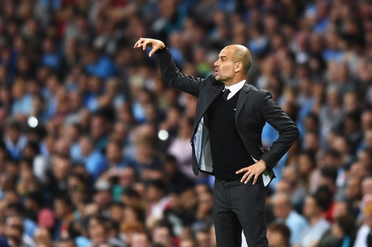 Pep talk: Manchester City manager Pep Guardiola will be hoping for a happy Easter
