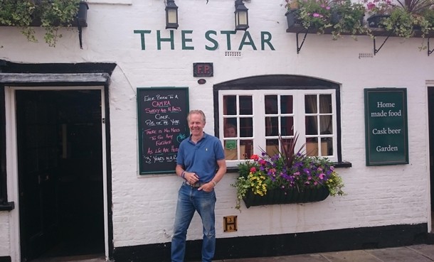 Ian Thomson, licensee of the Star Inn, Surrey