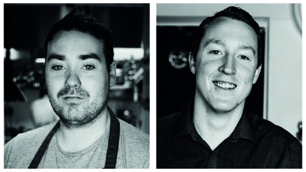 Agents of change: head chef Luke Fearon and general manager Callum Bailey are making big changes at the pub