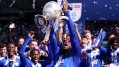 Promotion heroes: Leicester City winning the Championship this season (credit: Getty)